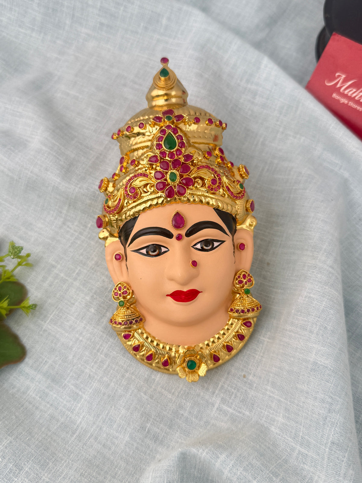 Lakshmi Devi Idol Pure Brass 6 Inches 011