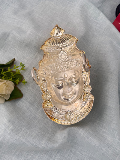 Lakshmi Devi Idol Pure Brass 6 Inches 012