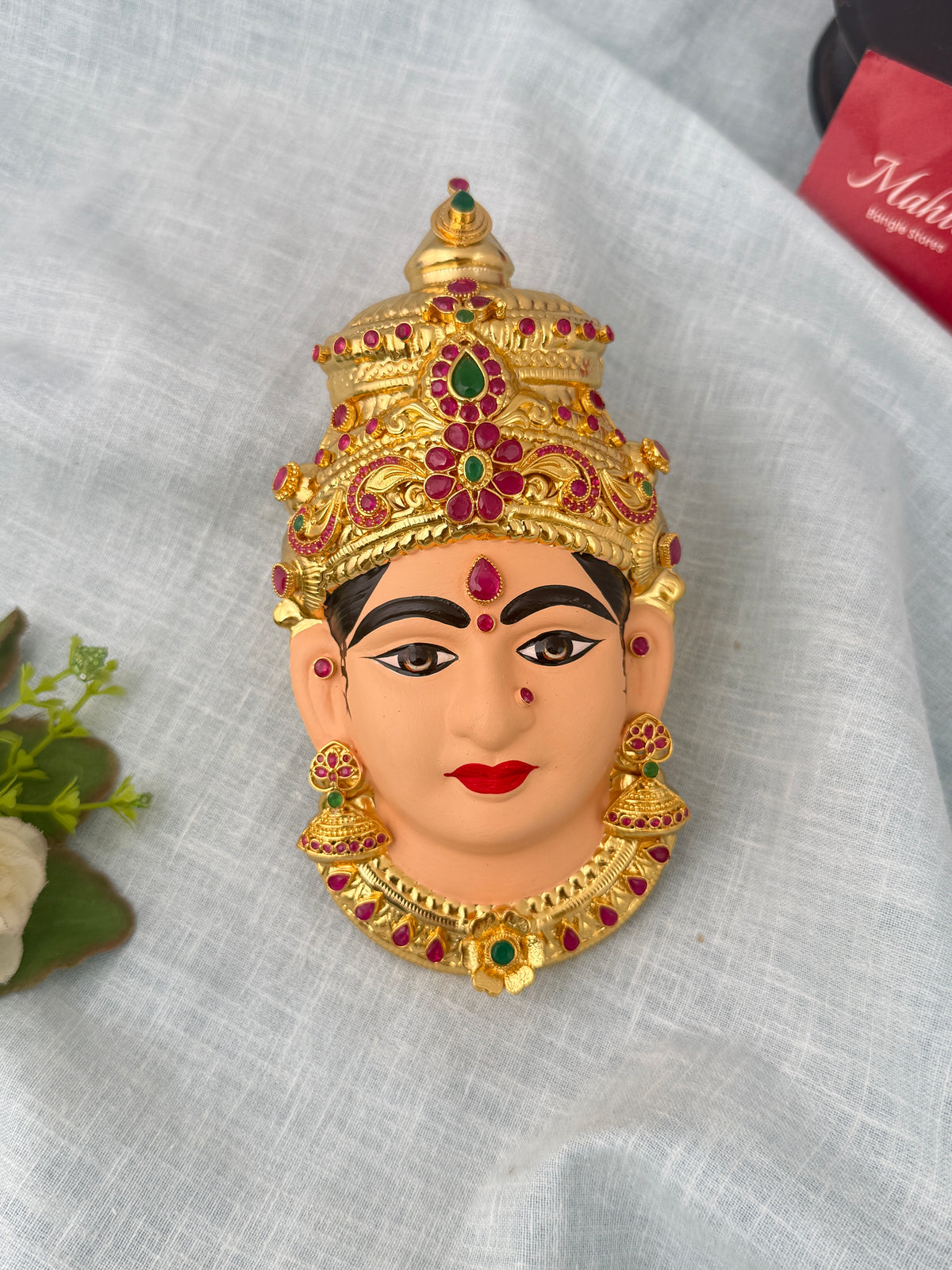 Lakshmi Devi Idol Pure Brass 6 Inches 013