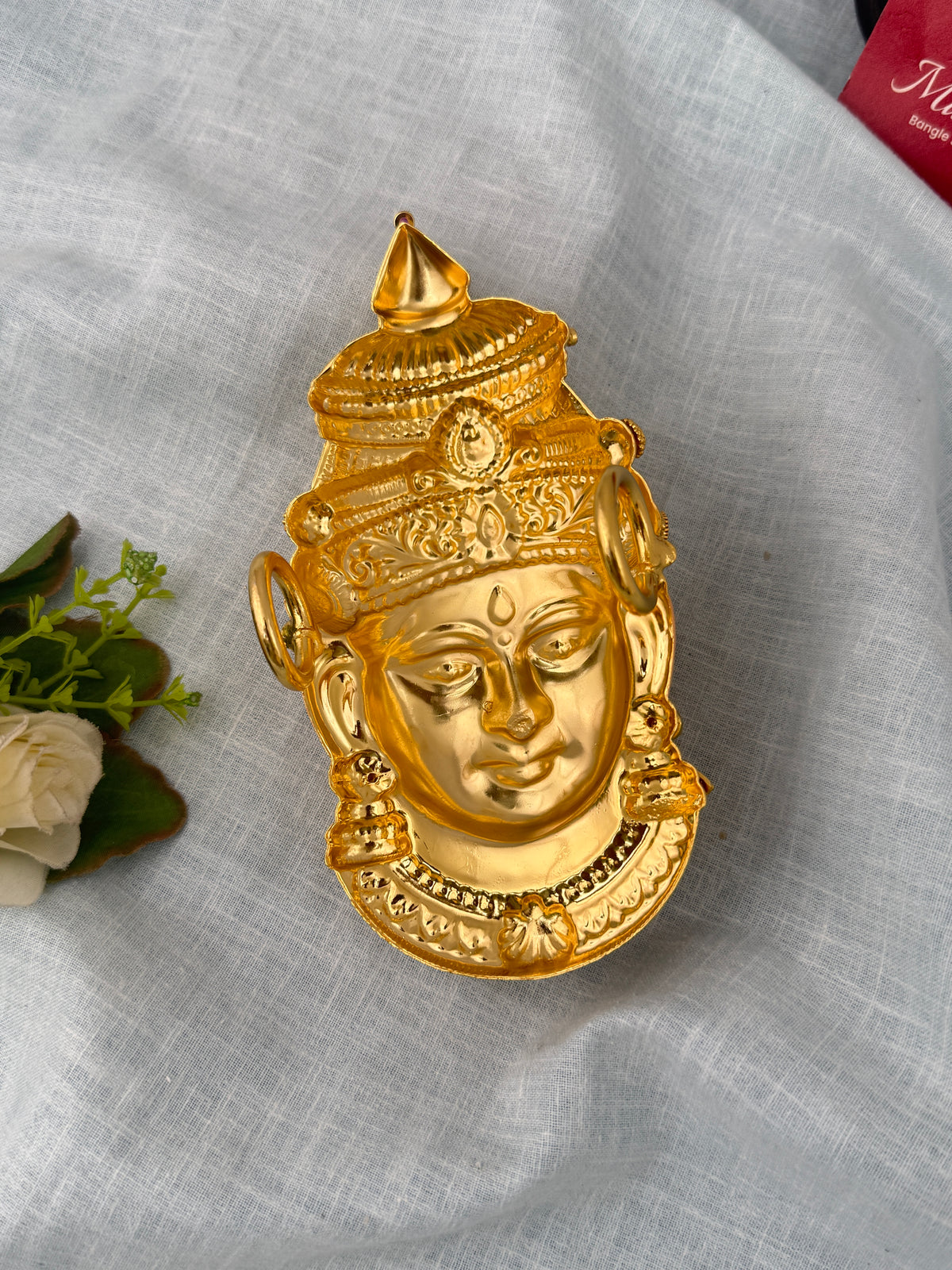 Lakshmi Devi Idol Pure Brass 6 Inches 013