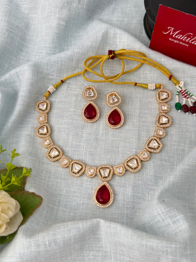 Traditional Kundan necklace for women