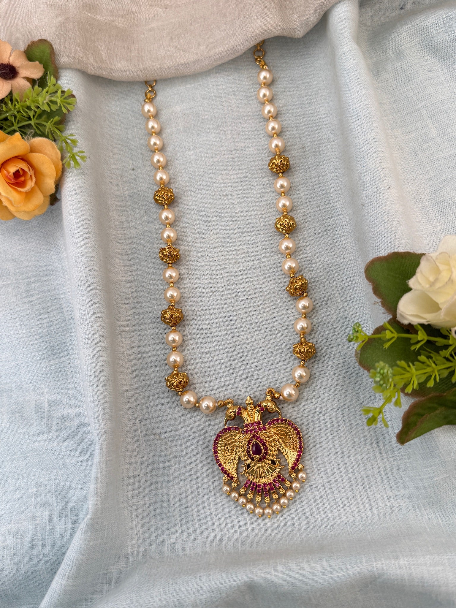 Antique Gold Necklace for Women – Traditional Ethnic Jewelry Online, bridal necklaces online