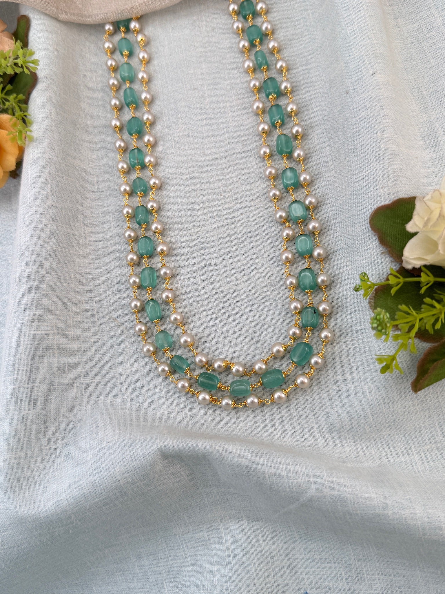 Royal Antique Layer Pearl Necklace 1183