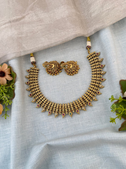 Antique Gold Necklace for Women – Traditional Ethnic Jewelry Online, bridal necklaces online