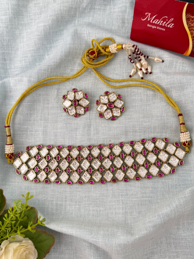Traditional Kundan necklace for women