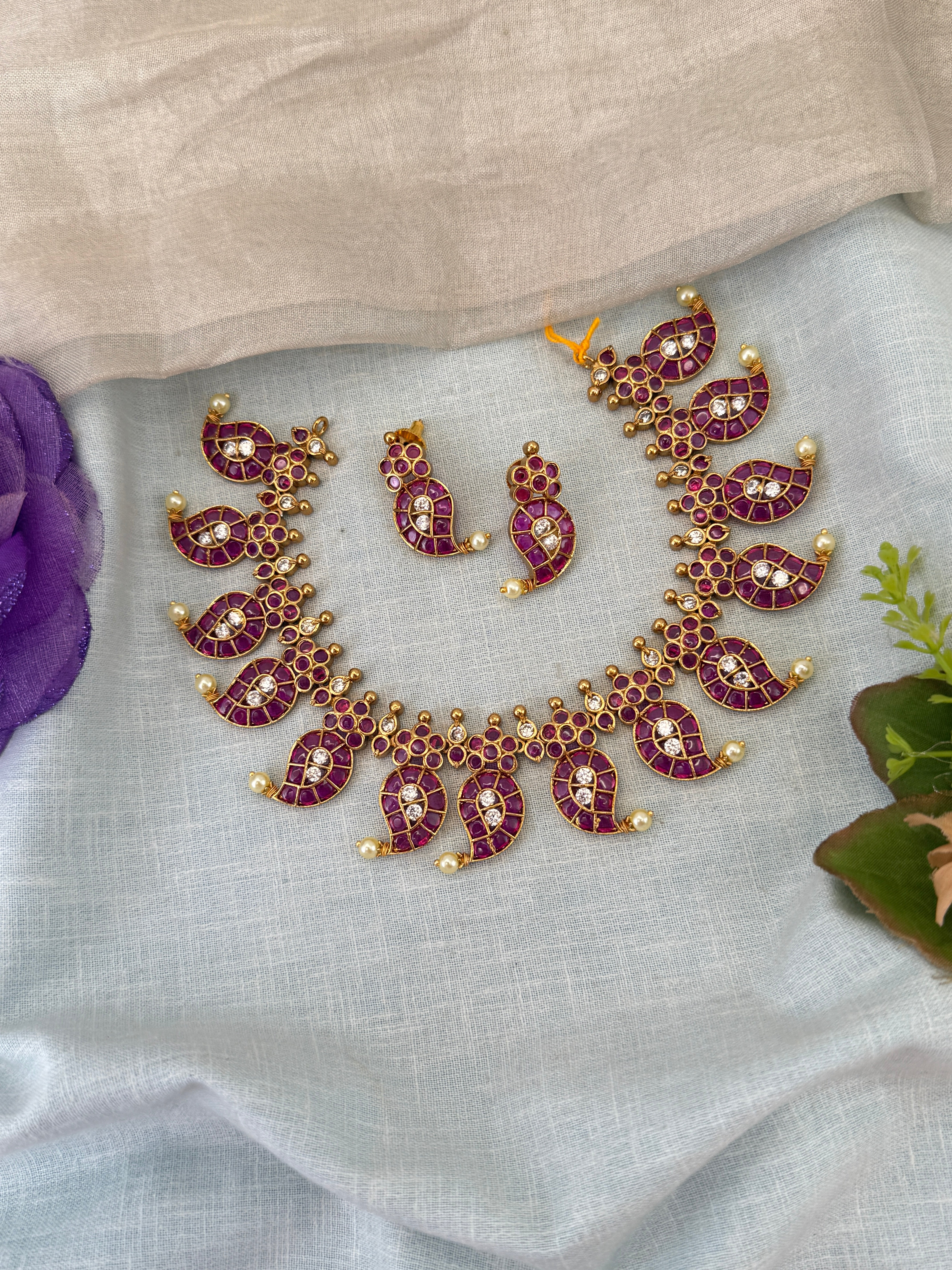 Antique Gold Necklace for Women – Traditional Ethnic Jewelry Online, bridal necklaces online