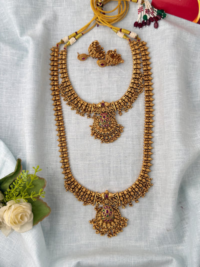 Antique temple necklace for women