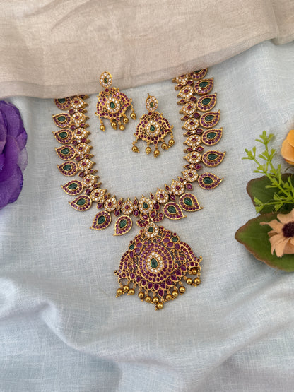 Antique Gold Necklace for Women – Traditional Ethnic Jewelry Online, bridal necklaces online