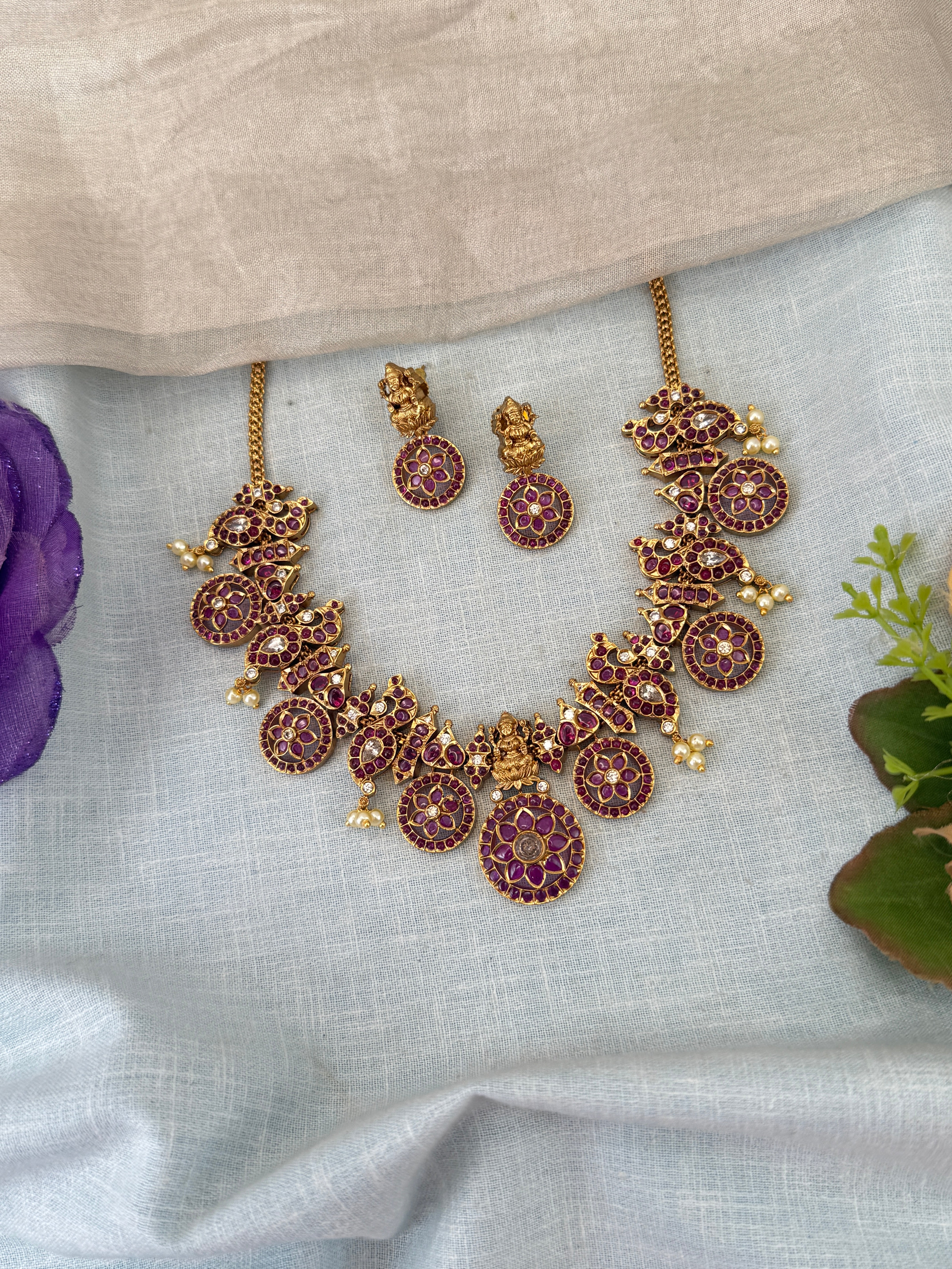 Antique Gold Necklace for Women – Traditional Ethnic Jewelry Online, bridal necklaces online