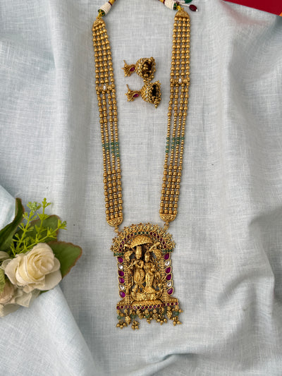 Antique temple necklace for women