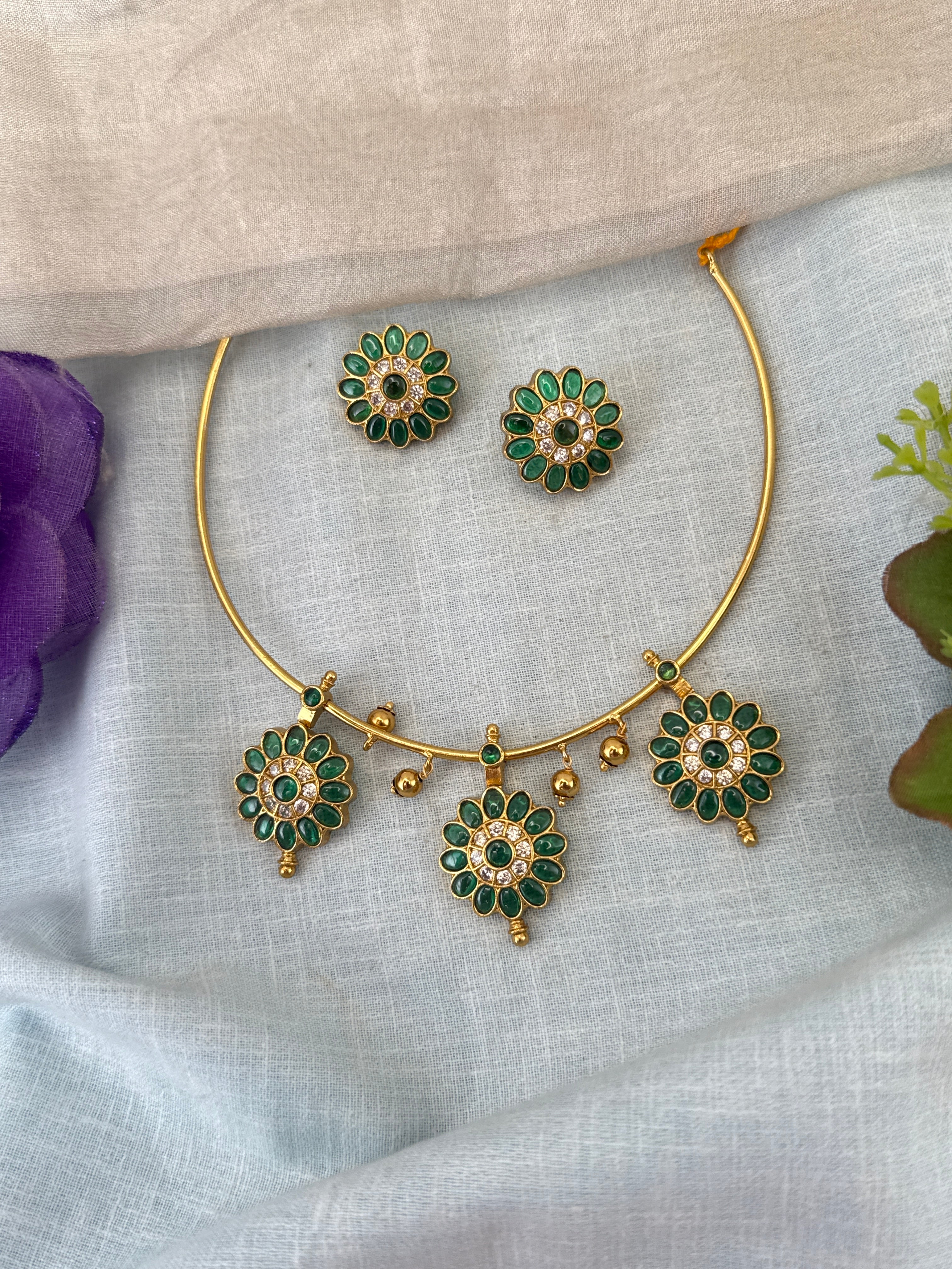Royal Antique Kanti Short Necklace Set 1215