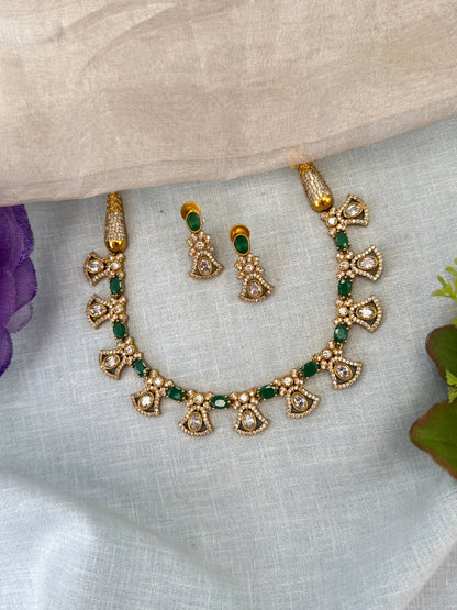 Royal Antique Short Necklace Set 1226