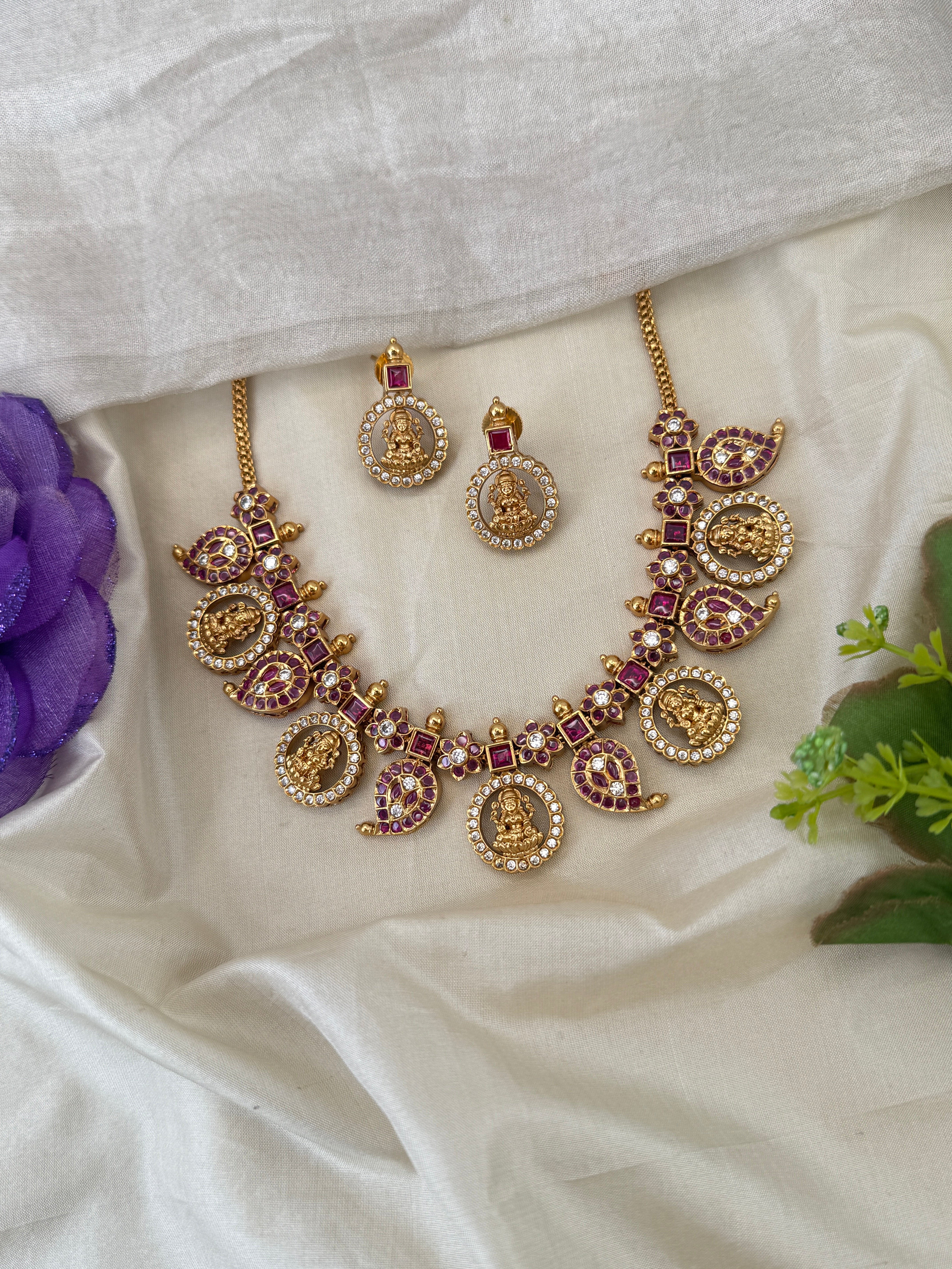 Antique Gold Necklace for Women – Traditional Ethnic Jewelry Online, bridal necklaces online