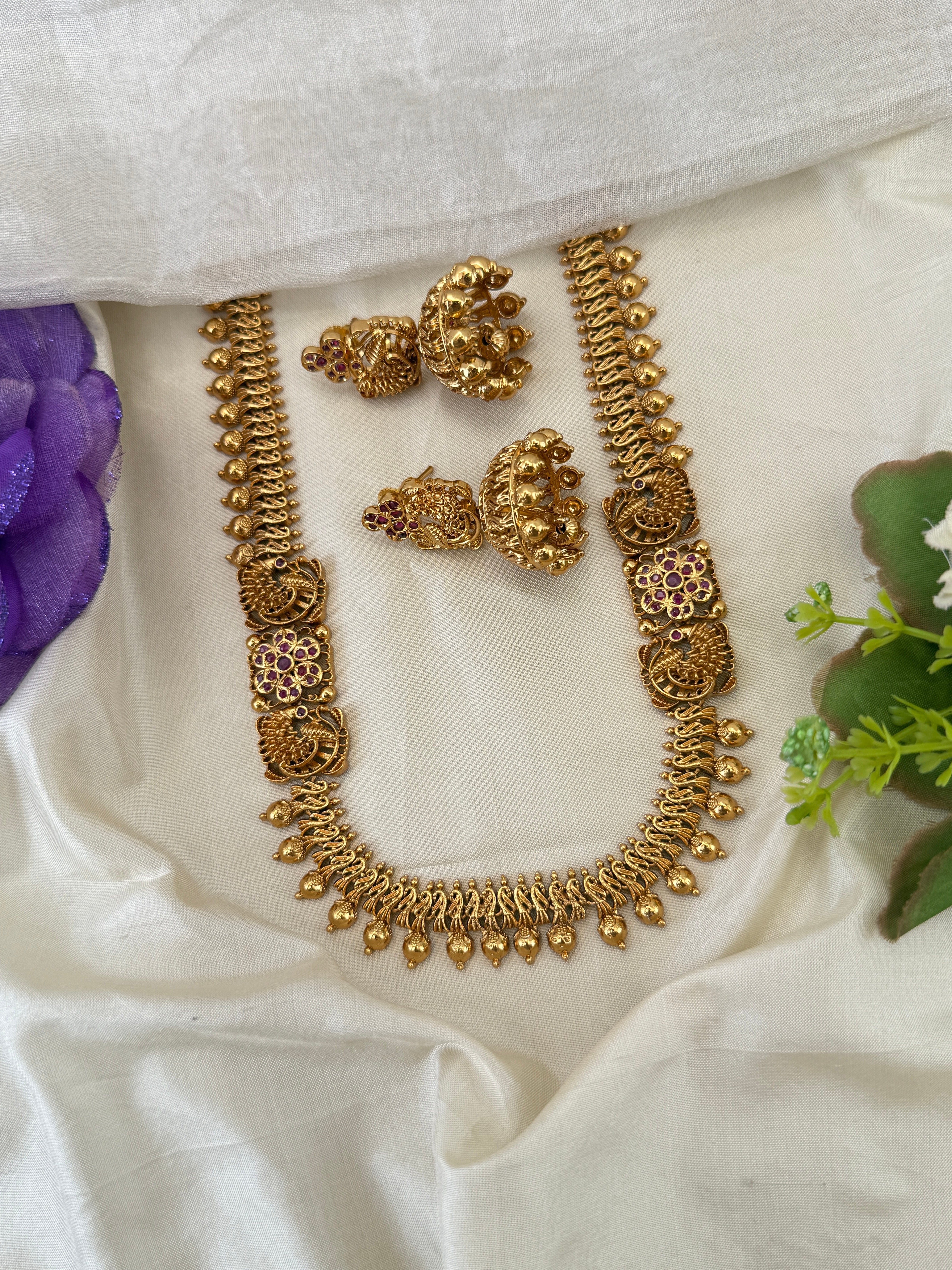 Antique Gold Necklace for Women – Traditional Ethnic Jewelry Online, bridal necklaces online