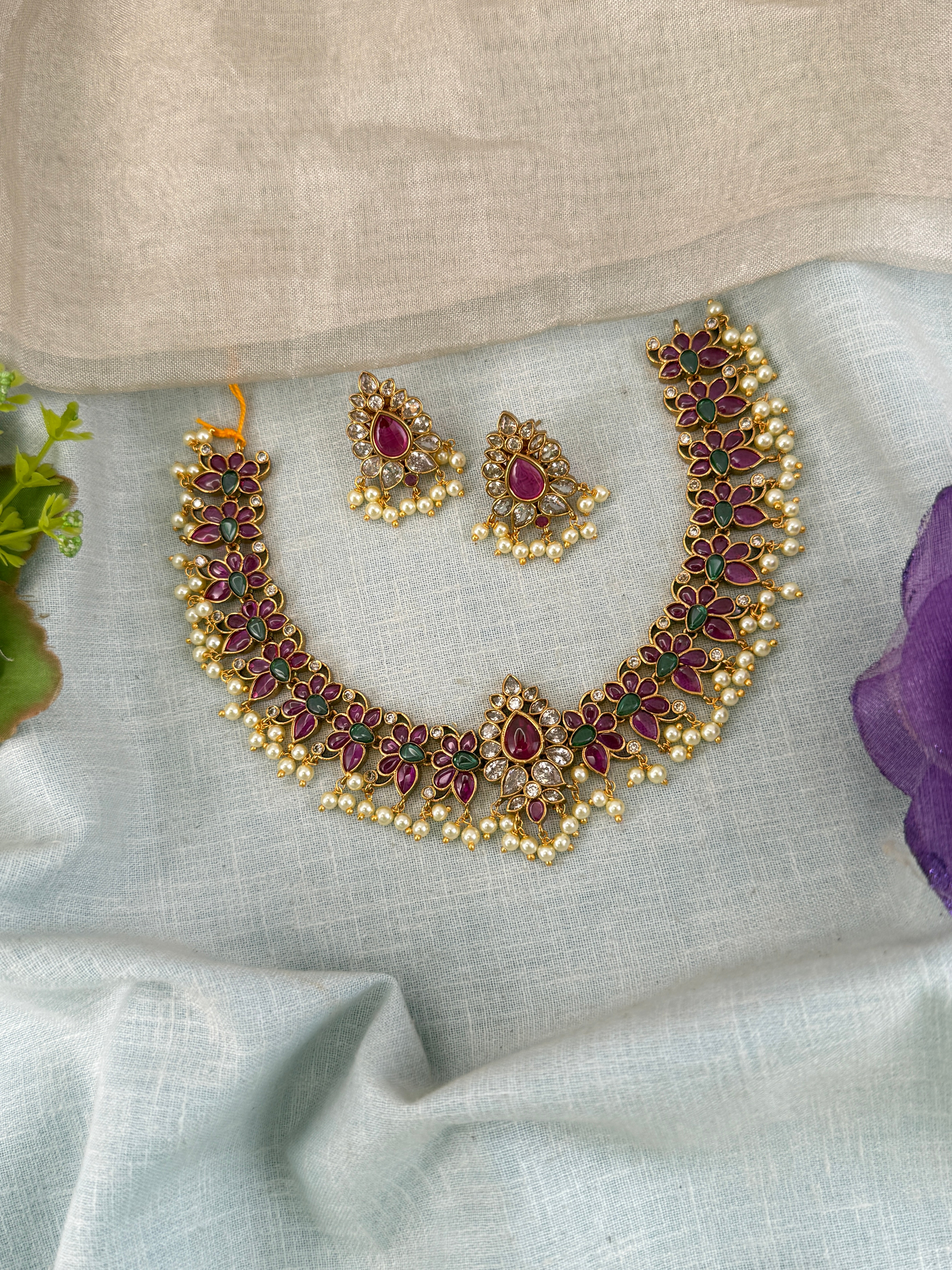 Luxurious Kundan Necklace set, Bridal Luxurious Kundan necklace, Kundan necklace, Luxurious necklace