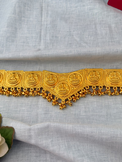Antique Gold Lakshmi Grand Vaddanam Kamarbandh | V0095