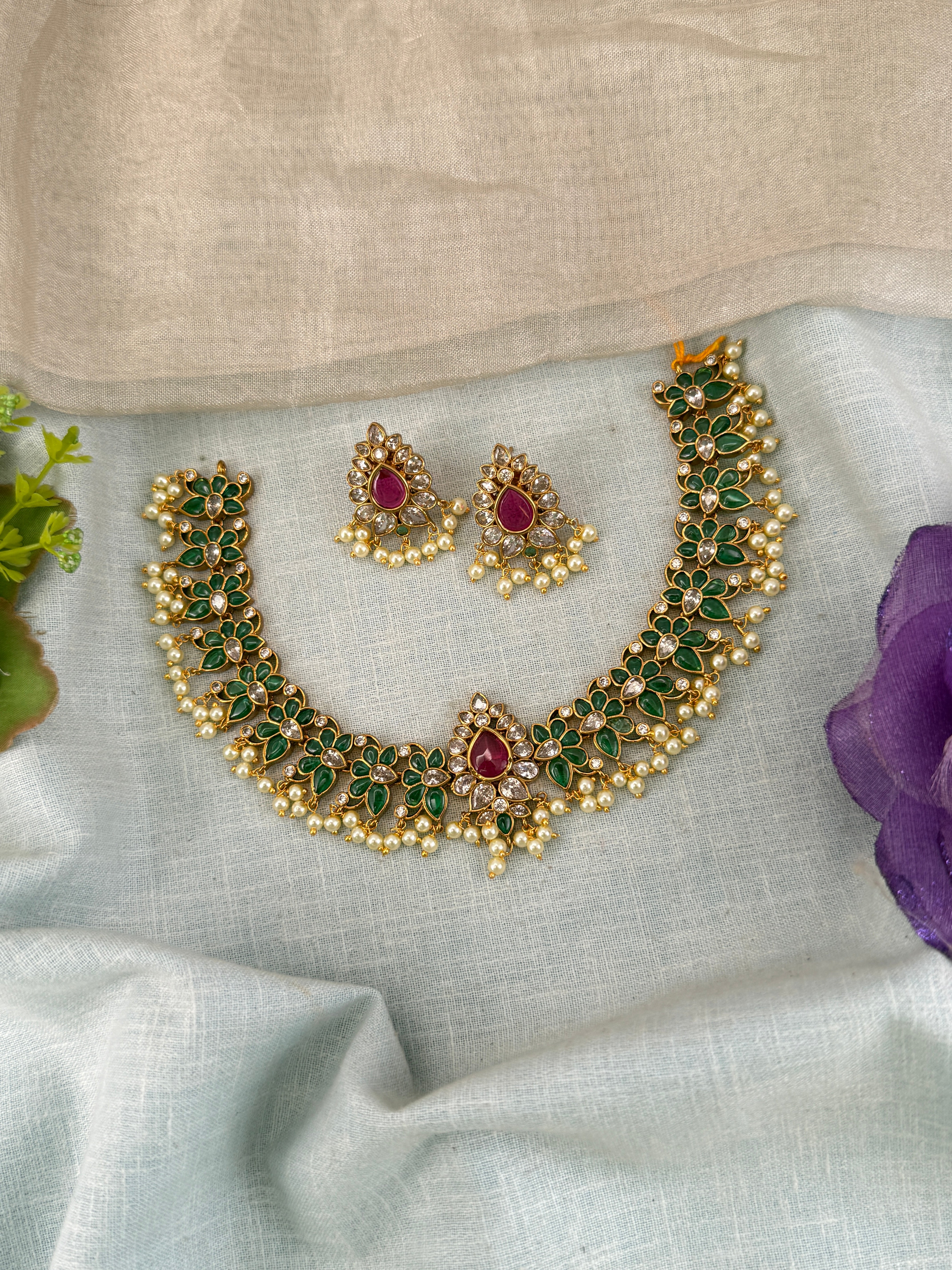 Luxurious Kundan Necklace set, Bridal Luxurious Kundan necklace, Kundan necklace, Luxurious necklace