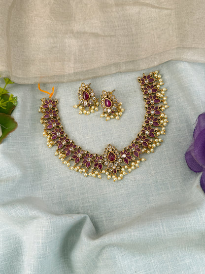 Luxurious Kundan Necklace set, Bridal Luxurious Kundan necklace, Kundan necklace, Luxurious necklace