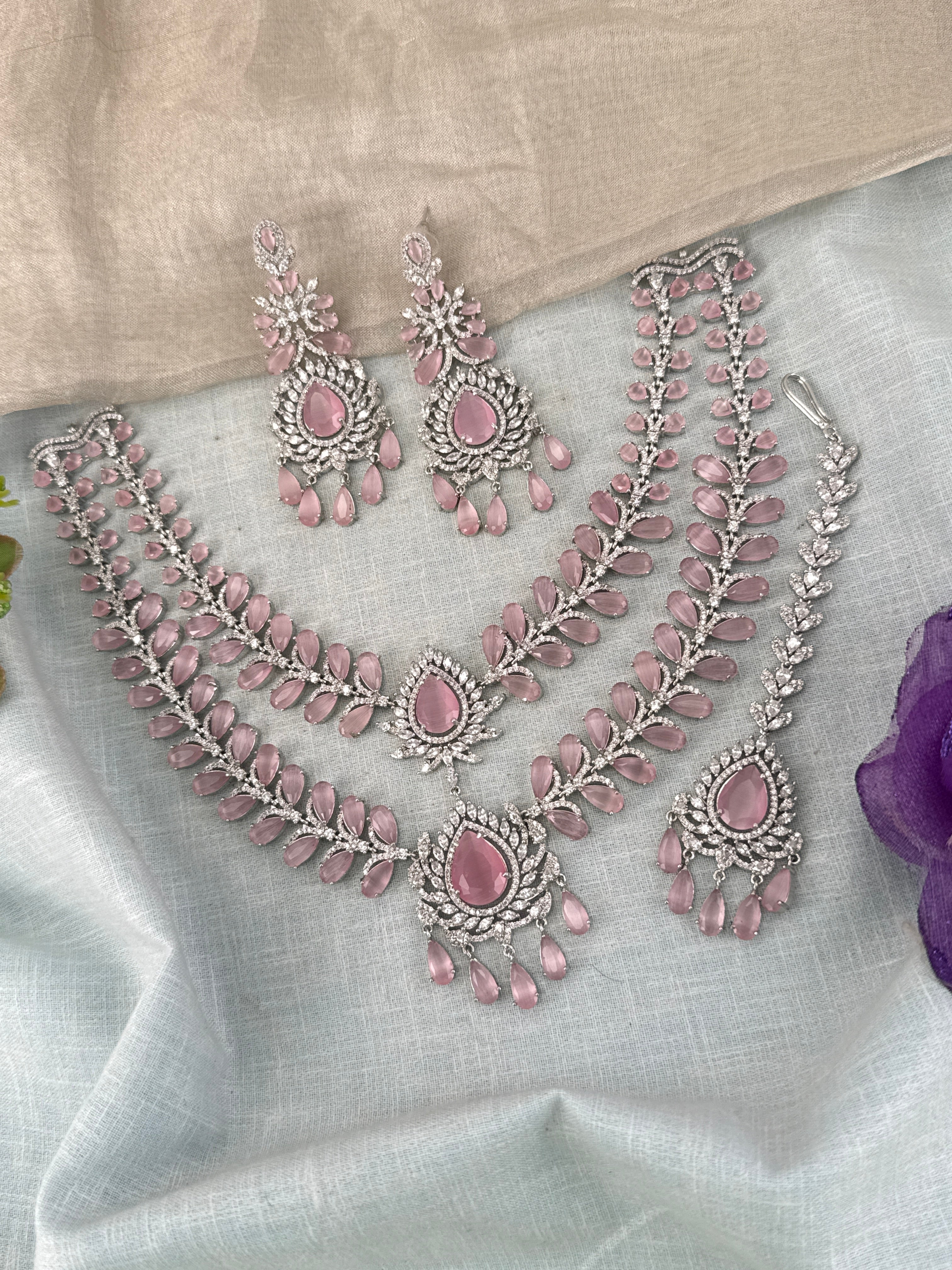 Luxurious Stone Necklace set, Bridal Luxurious Stone necklace, Stone necklace, Luxurious necklace