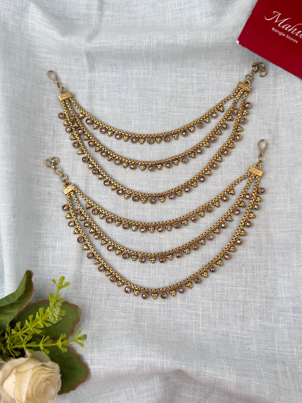Antique Maatal Premium Earrchain| T0074