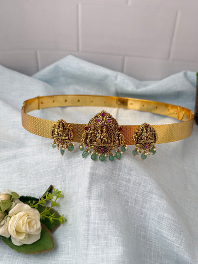 Traditional bridal hip belt for women