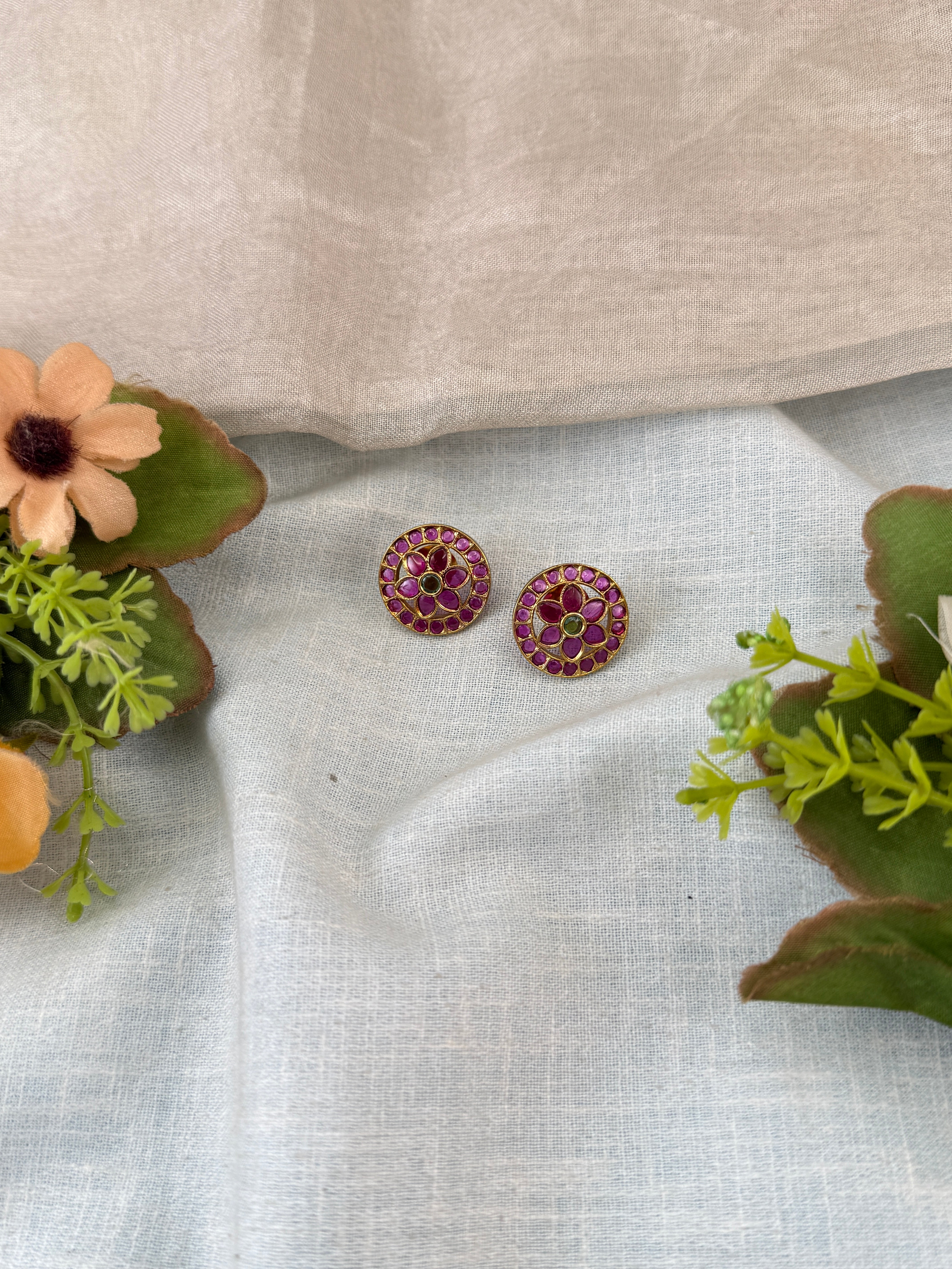 Indian wedding earrings, everyday wear antique earrings, stud design earrings, stud earrings online