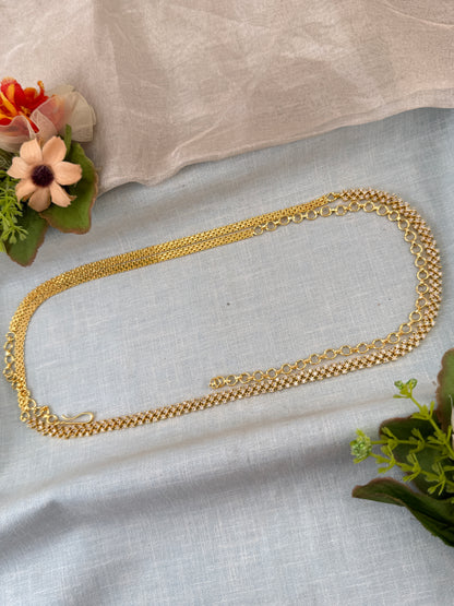 Luxurious Antique Chain Stone Vaddanam 7035