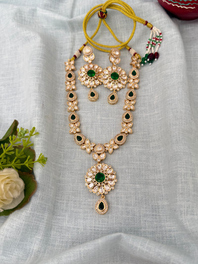 Kundan Designer Necklace Premium Short Set | N1270
