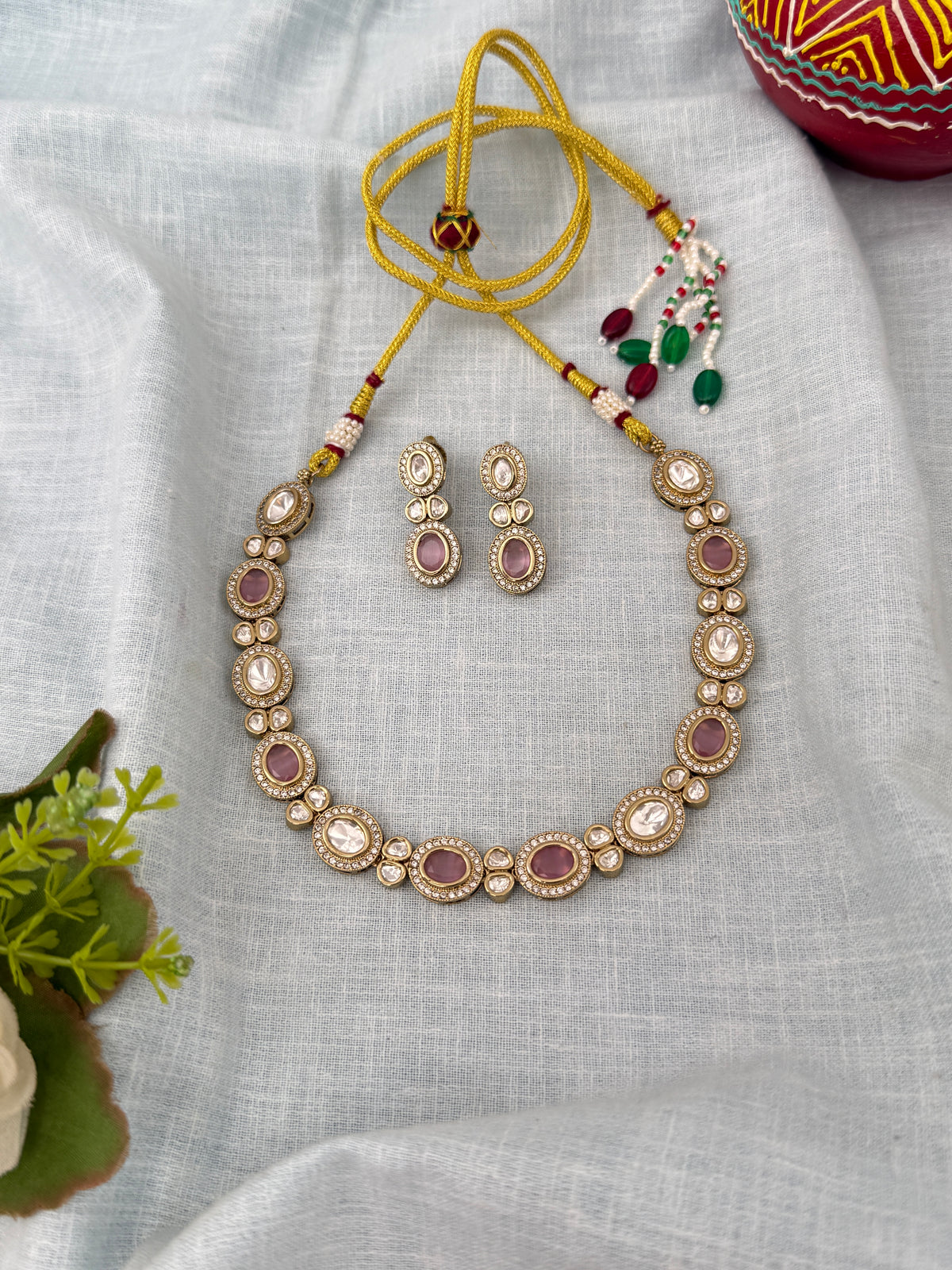 Traditional Kundan necklace for women
