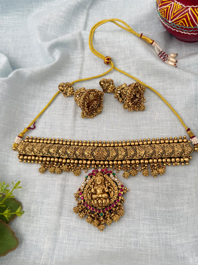 Antique temple necklace for women