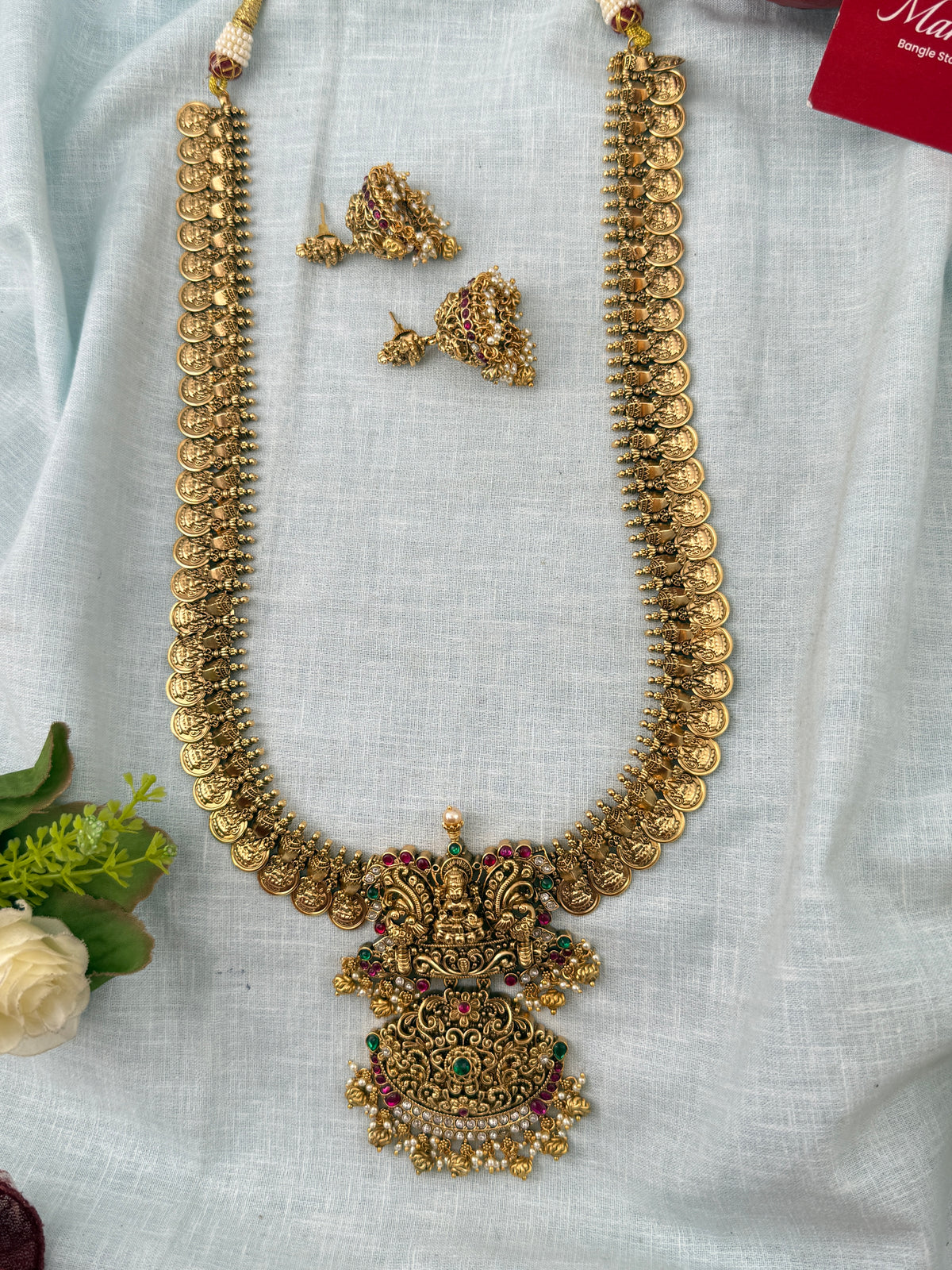 Antique temple necklace for women