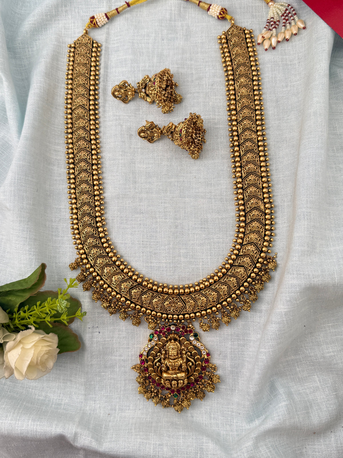 Antique temple necklace for women