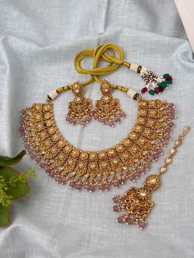 Traditional Kundan necklace for women