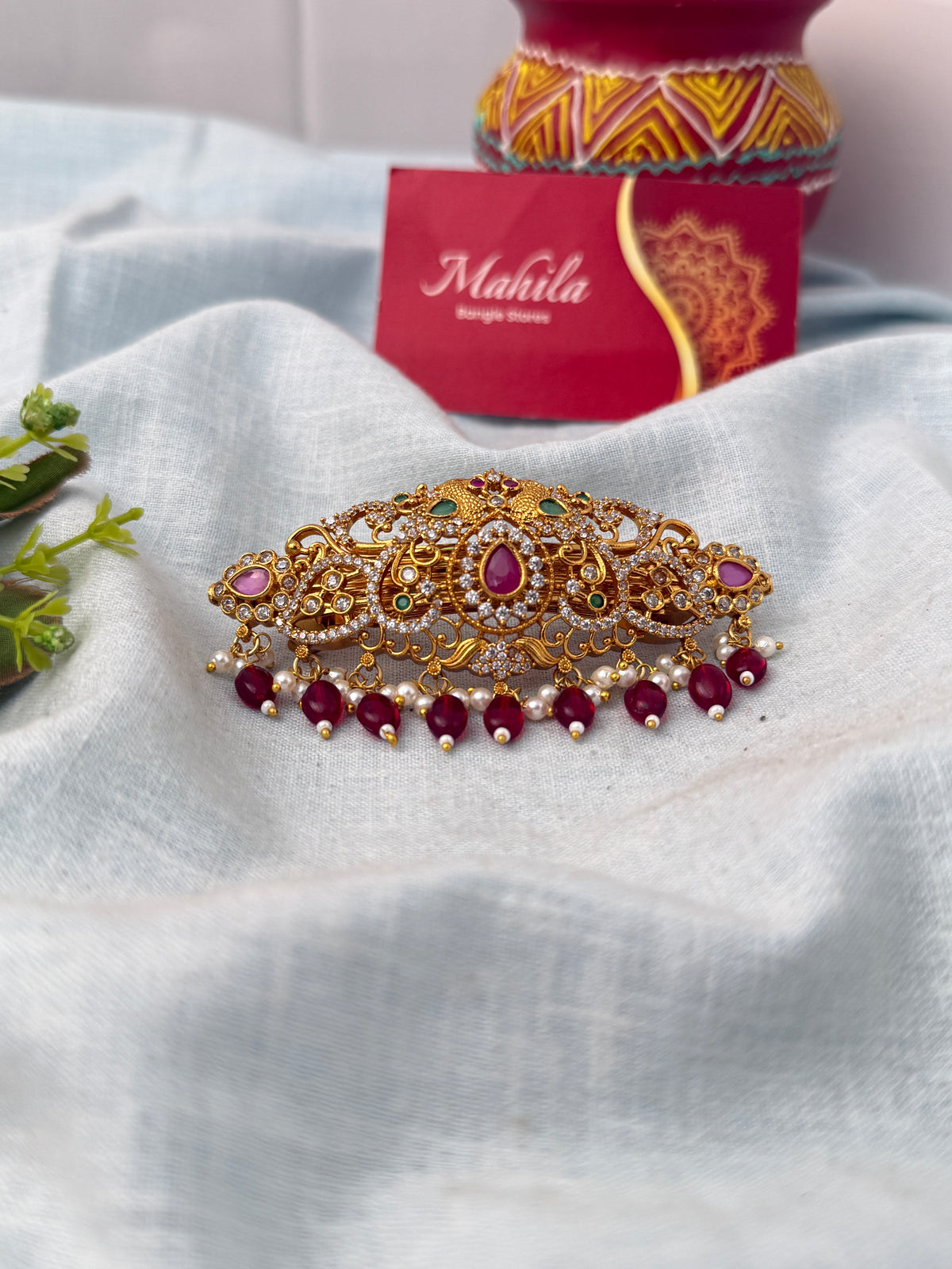 Stylish hair clips for women, perfect for everyday and ethnic hairstyles