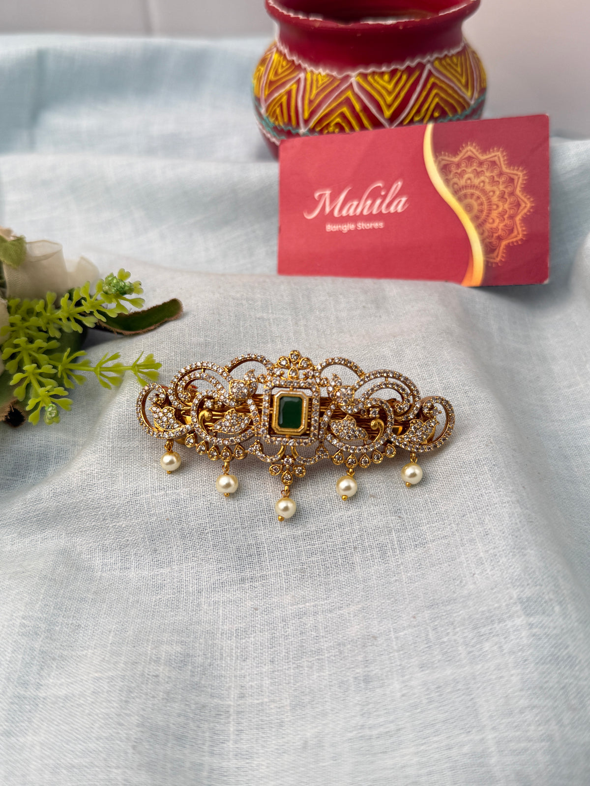 Stylish hair clips for women, perfect for everyday and ethnic hairstyles