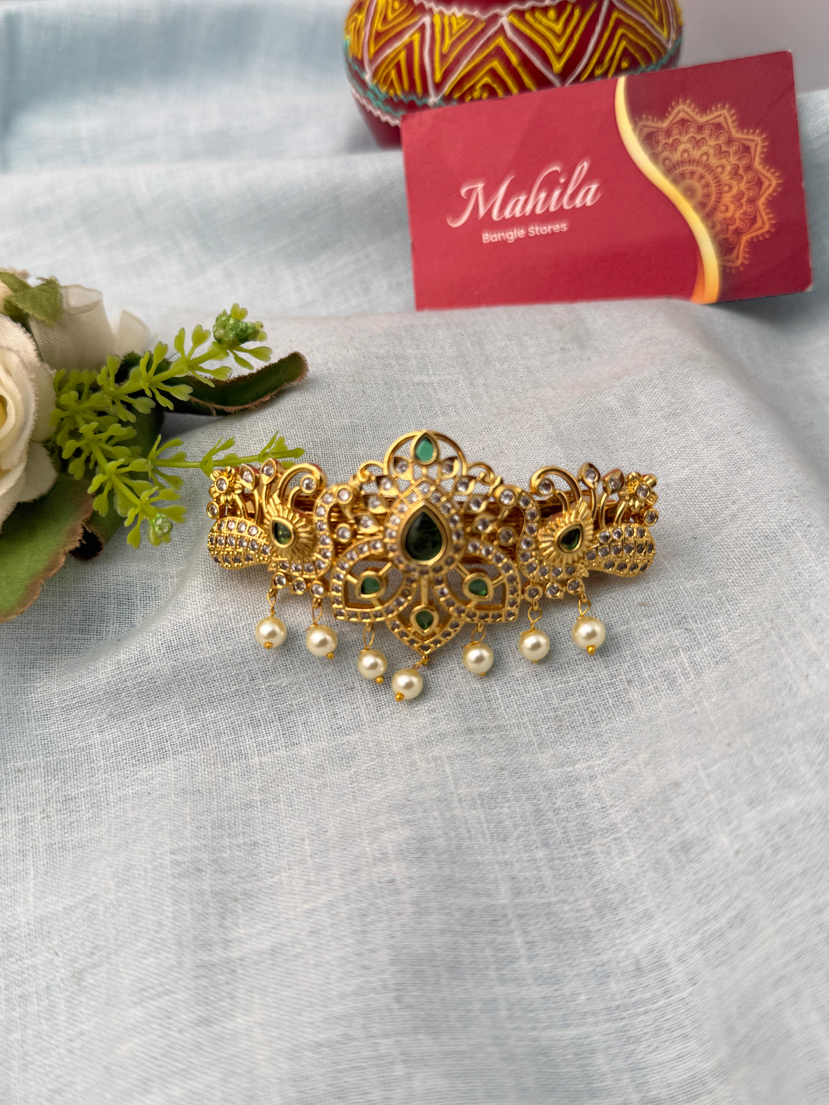 Stylish hair clips for women, perfect for everyday and ethnic hairstyles