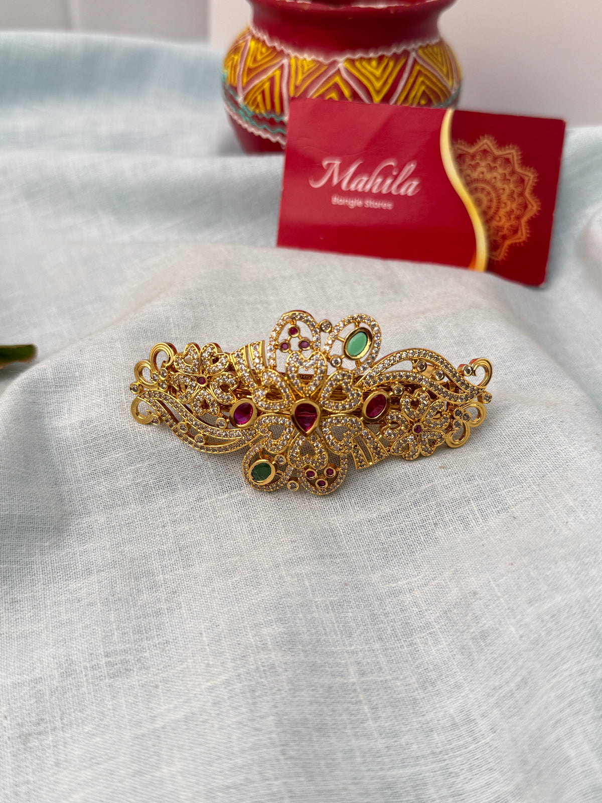 Stylish hair clips for women, perfect for everyday and ethnic hairstyles