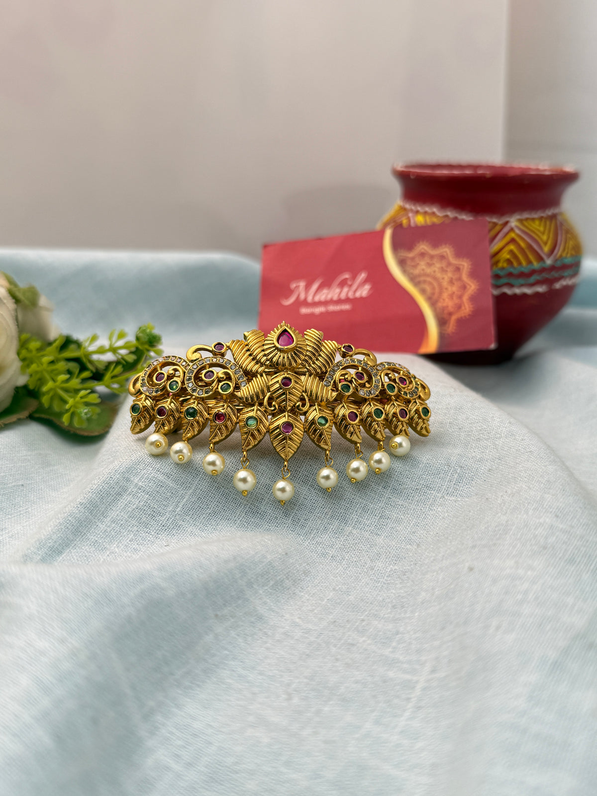 Stylish hair clips for women, perfect for everyday and ethnic hairstyles