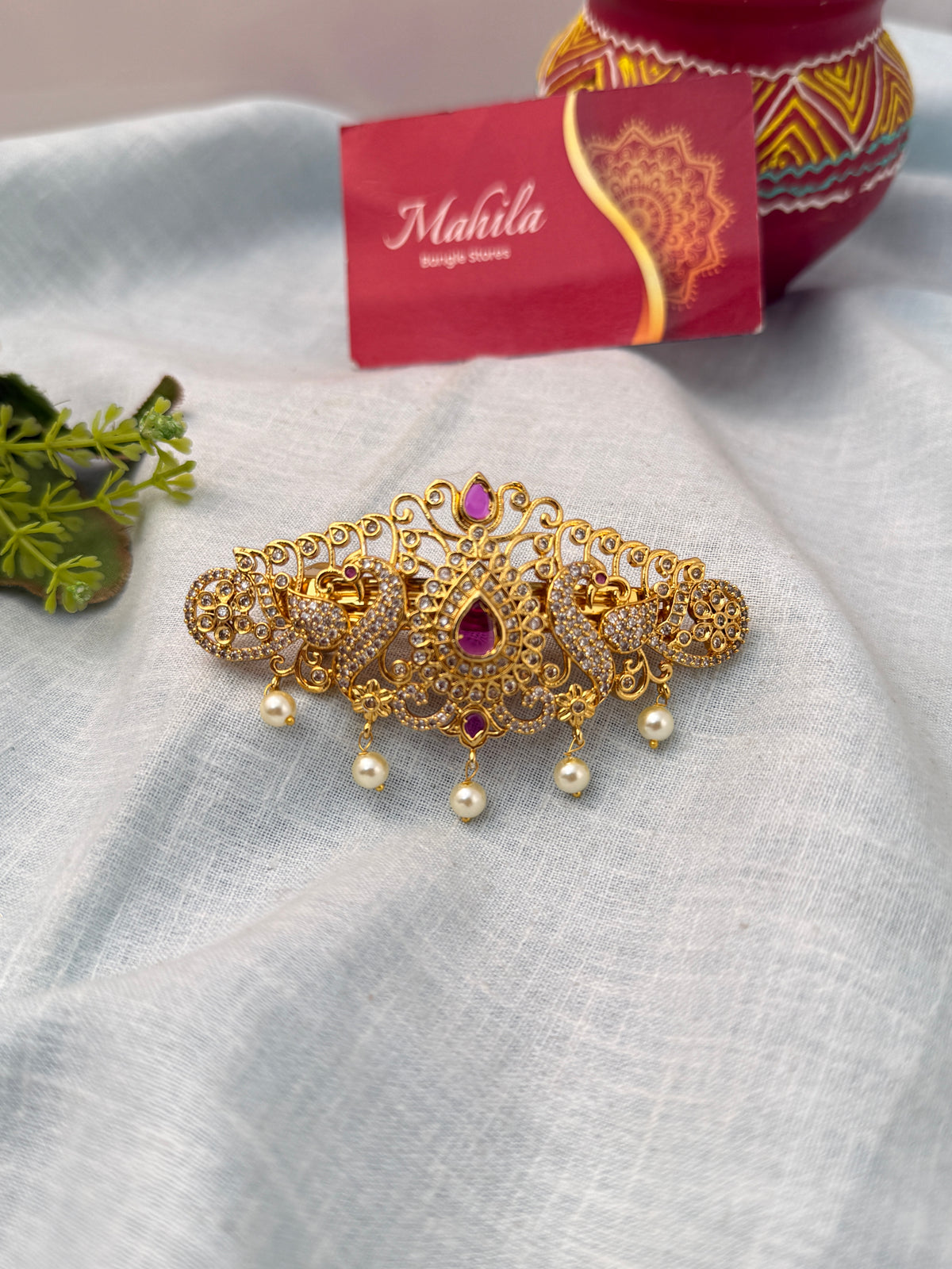 Stylish hair clips for women, perfect for everyday and ethnic hairstyles