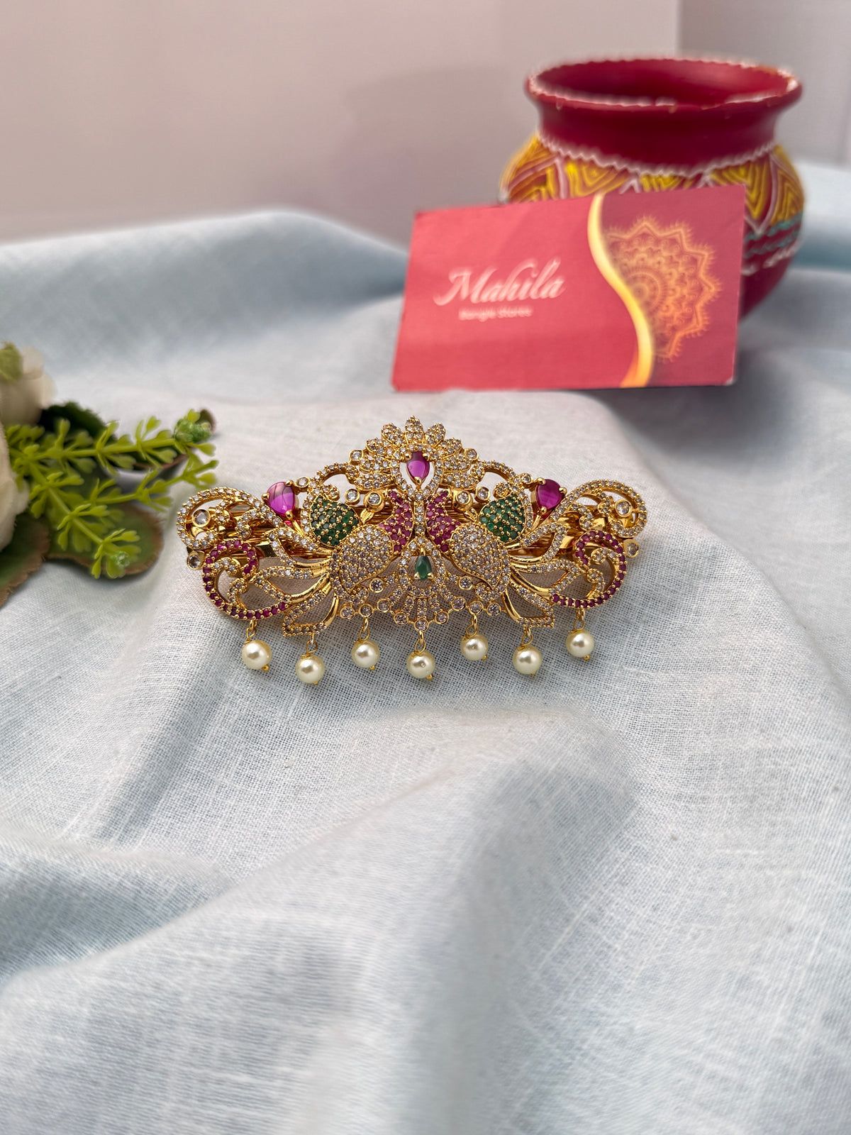 Stylish hair clips for women, perfect for everyday and ethnic hairstyles