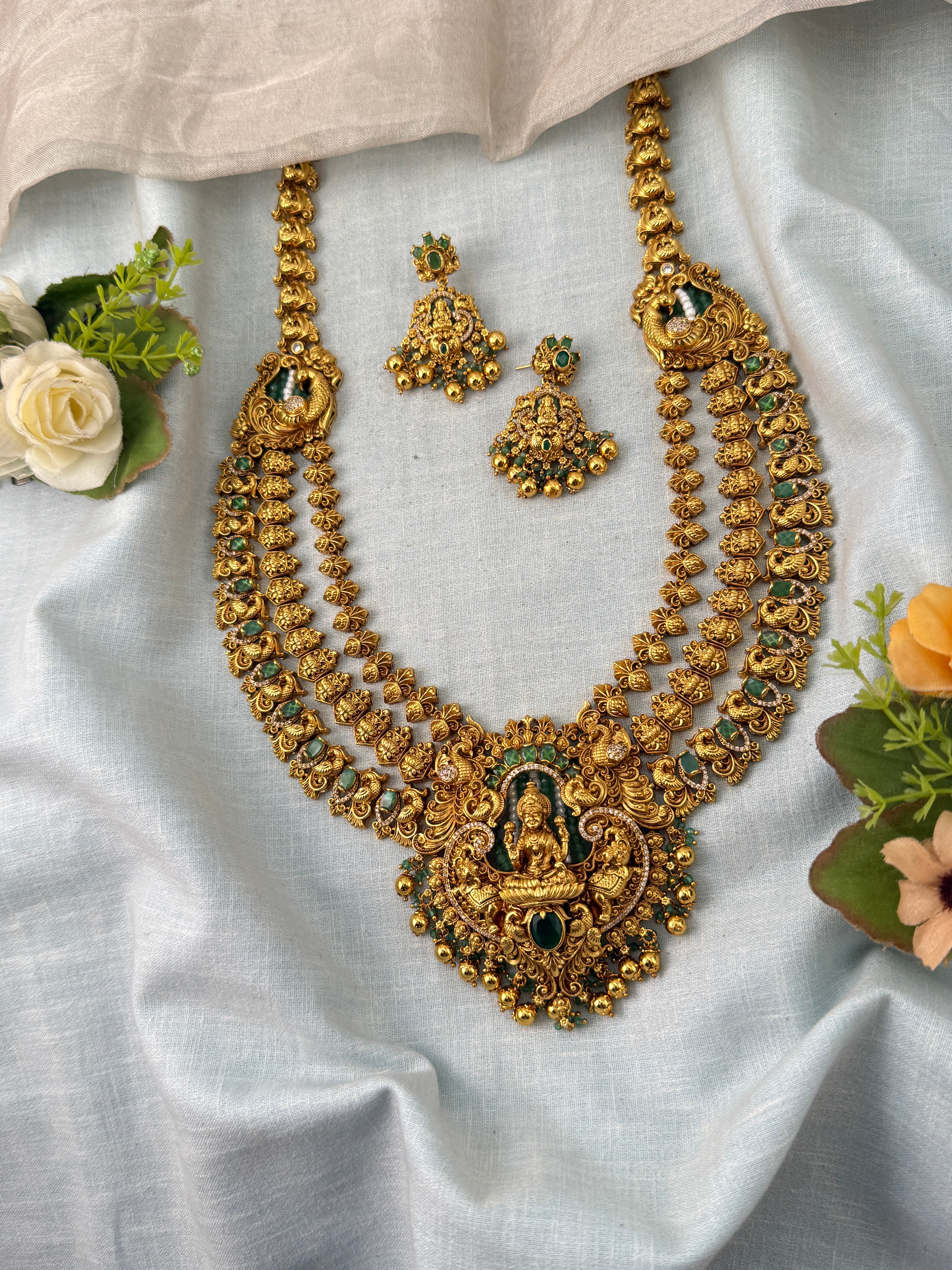 Antique temple necklace for women