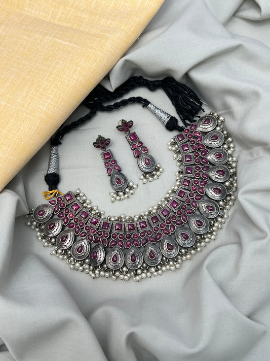 Oxidised Necklace 002 - Mahilas