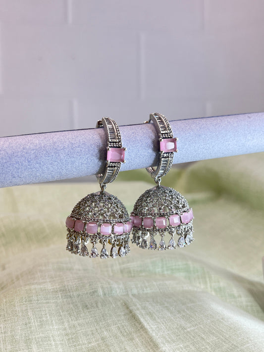 Stone Jhumka 0073 - Mahilas