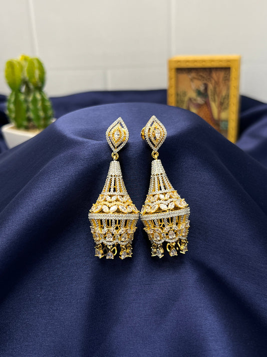 Stone Jhumka 0083 - Mahilas