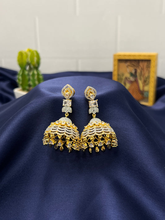 Stone Jhumka 0091 - Mahilas