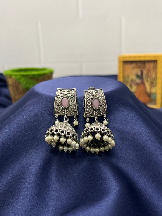 Oxidised Jhumka 0006 - Mahilas