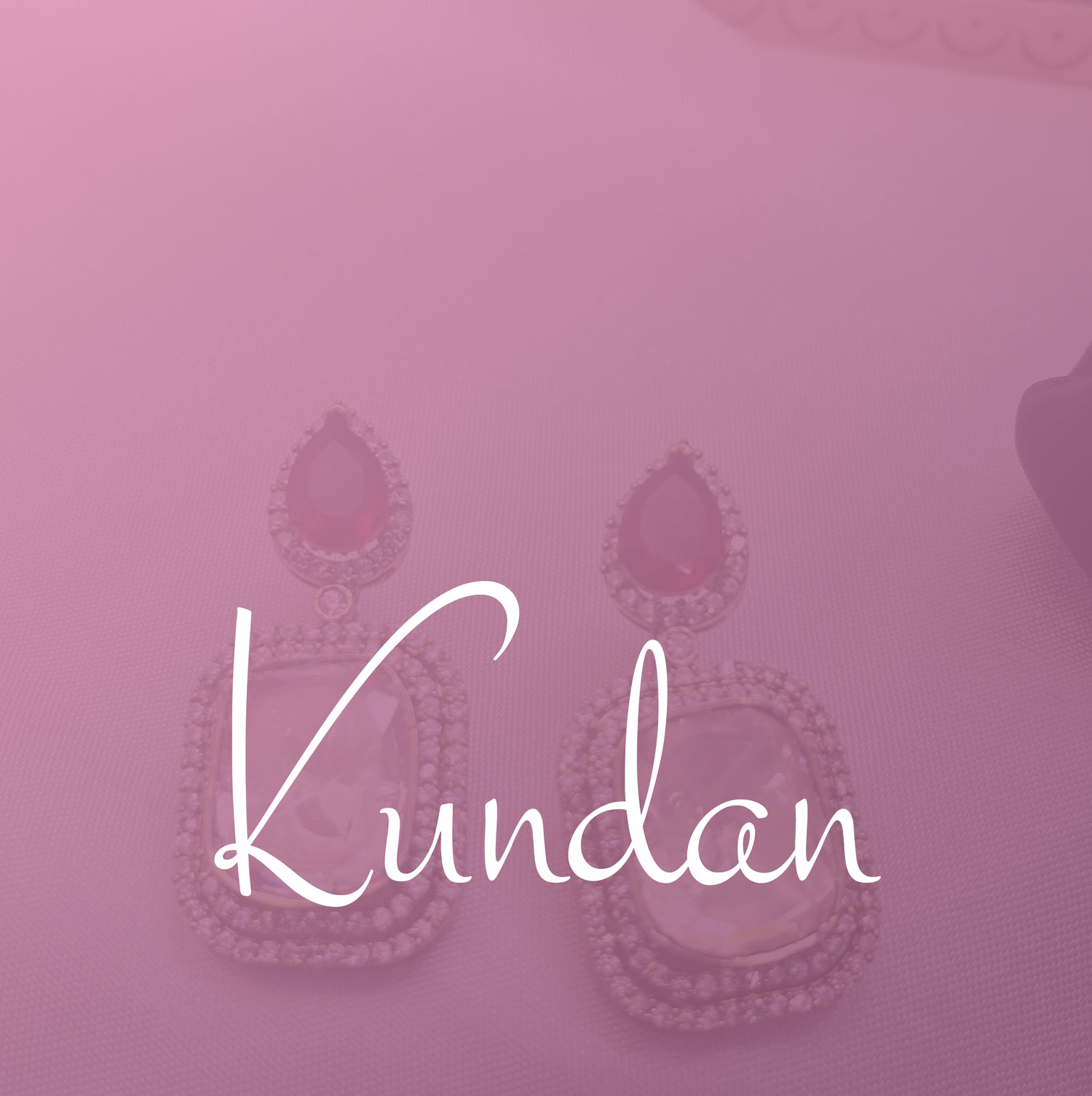 Kundan & Crystal Earrings