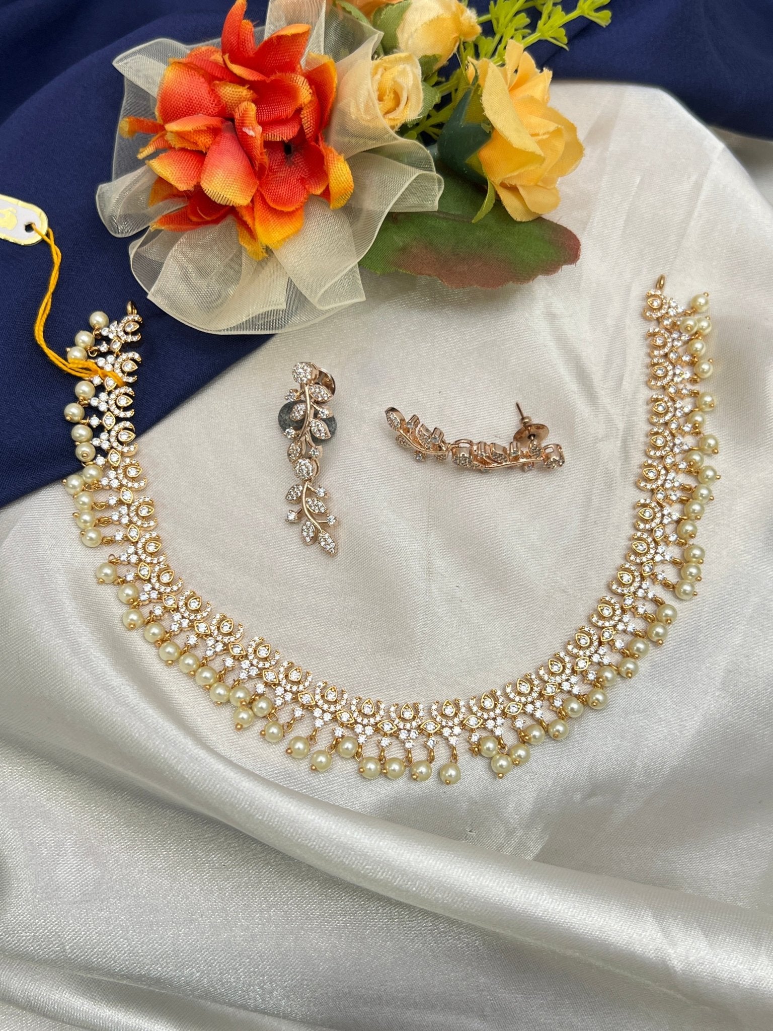 American diamond Necklace 0062 - Mahilas