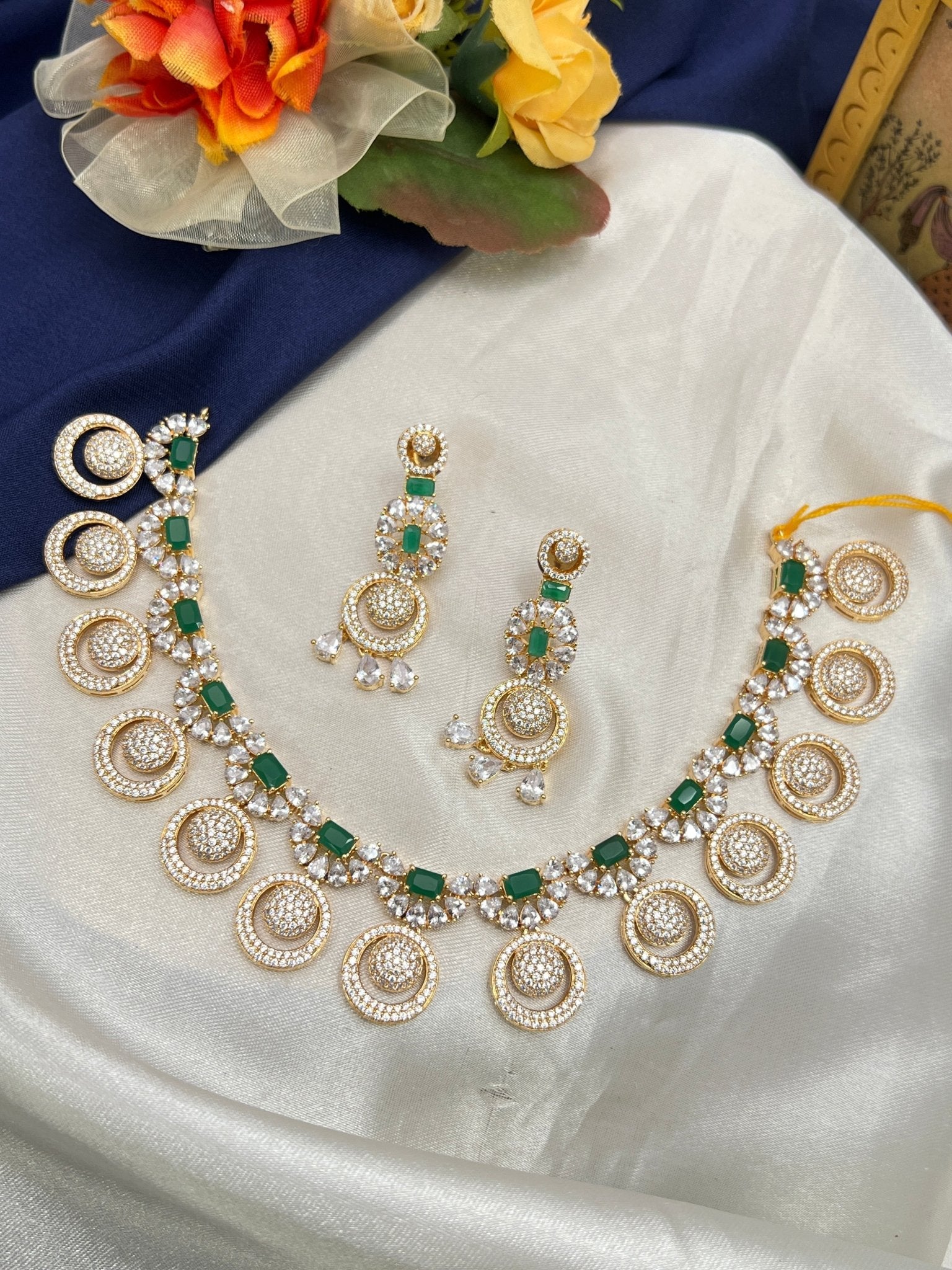 American diamond Necklace 0065 - Mahilas