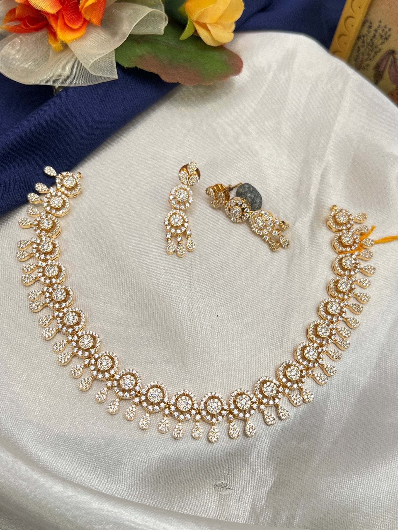 American diamond Necklace 0067 - Mahilas